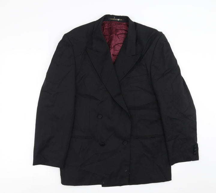 Marks and Spencer Mens Black   Jacket Suit Jacket Size 38