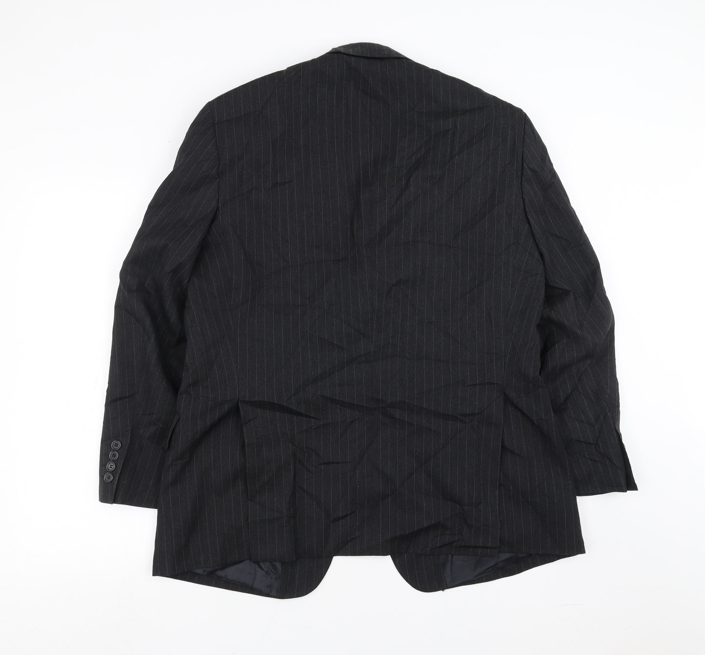 Mr Harry Mens Grey Striped  Jacket Suit Jacket Size 42