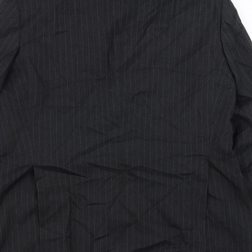 Mr Harry Mens Grey Striped  Jacket Suit Jacket Size 42