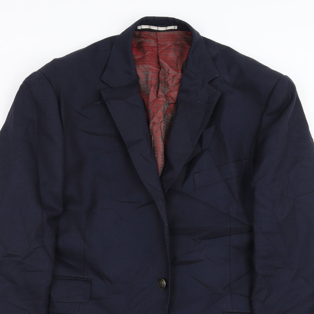 Marks and Spencer Mens Blue   Jacket Suit Jacket Size 42