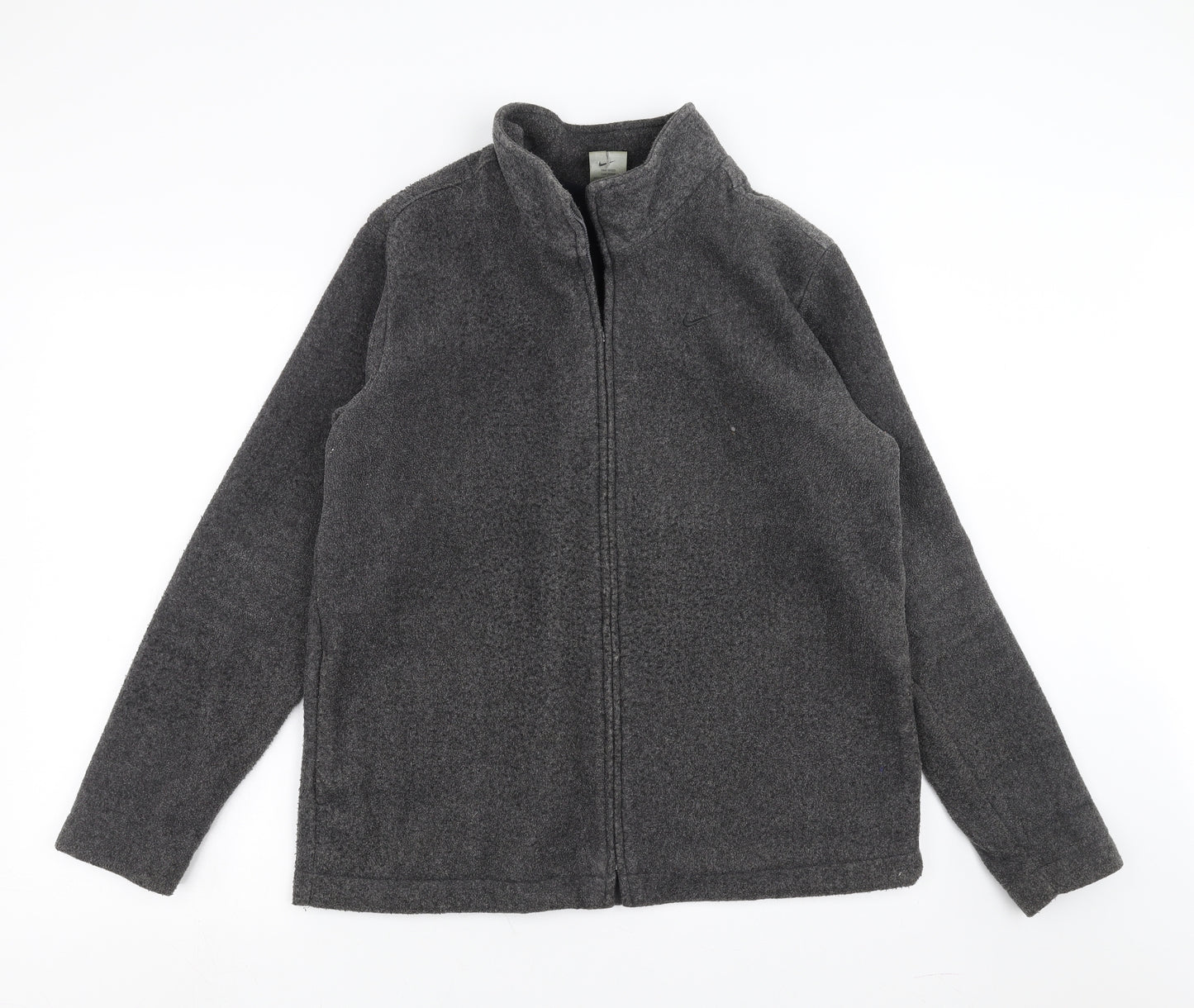 Nike Womens Grey  Fleece Full Zip Jumper Size XL