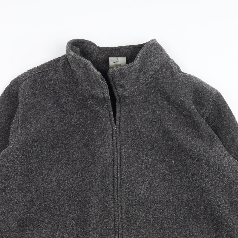 Nike Womens Grey  Fleece Full Zip Jumper Size XL
