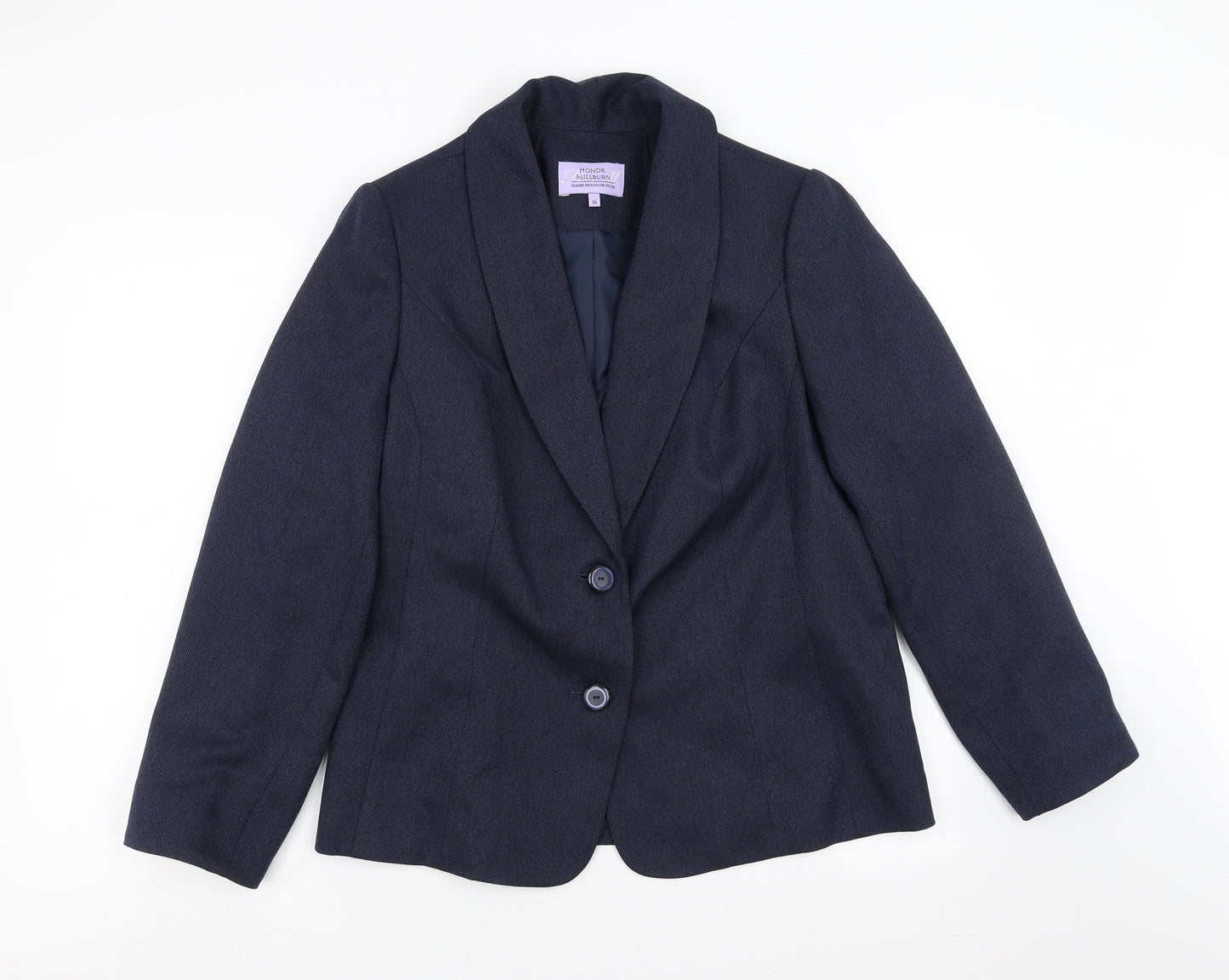 Honor Milburn Womens Blue   Jacket Suit Jacket Size 16