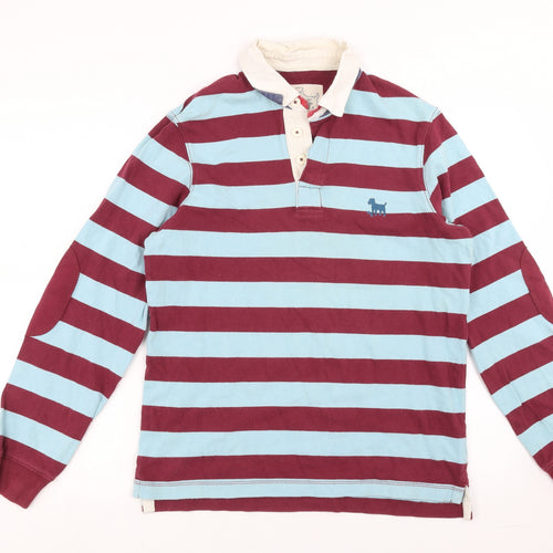 Mini Boden Boys Blue Striped  Pullover Sweatshirt Size 13-14 Years