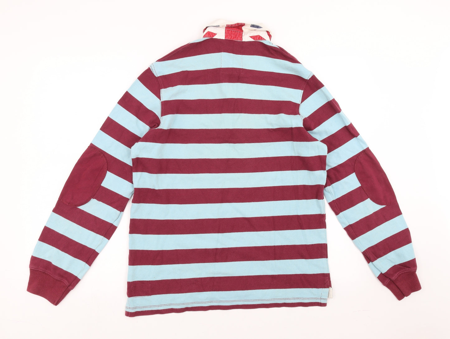 Mini Boden Boys Blue Striped  Pullover Sweatshirt Size 13-14 Years