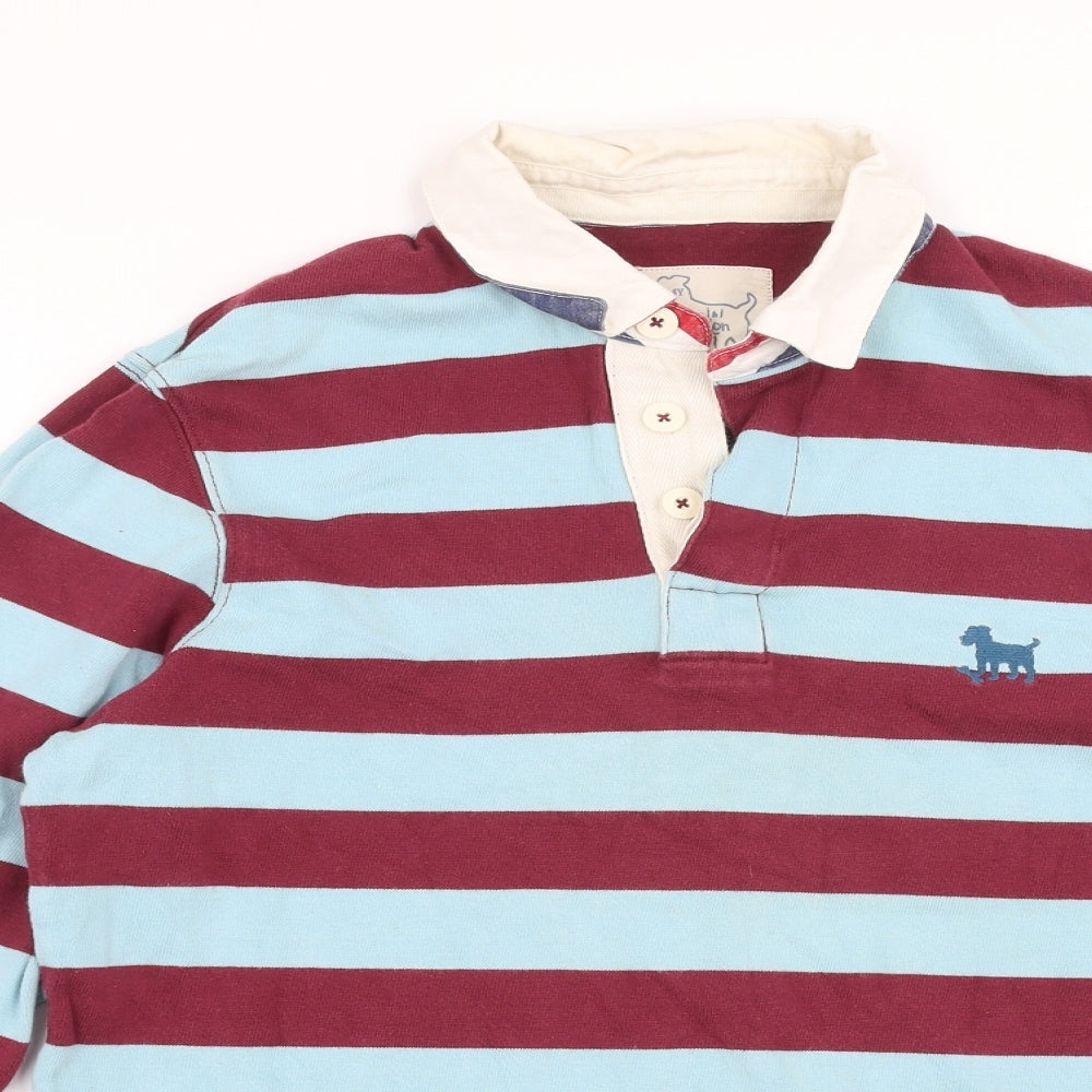 Mini Boden Boys Blue Striped  Pullover Sweatshirt Size 13-14 Years