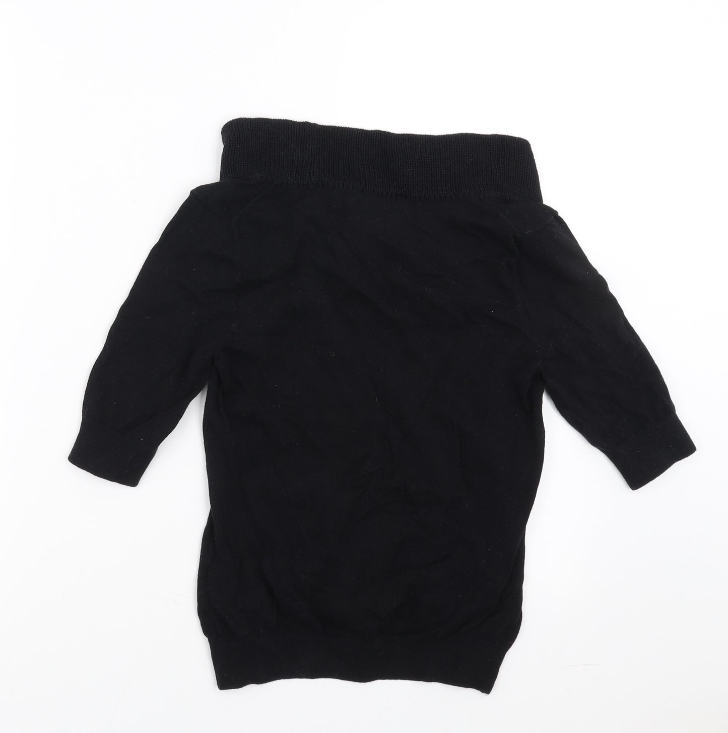 Giordano Womens Black  Knit Pullover Jumper Size XS