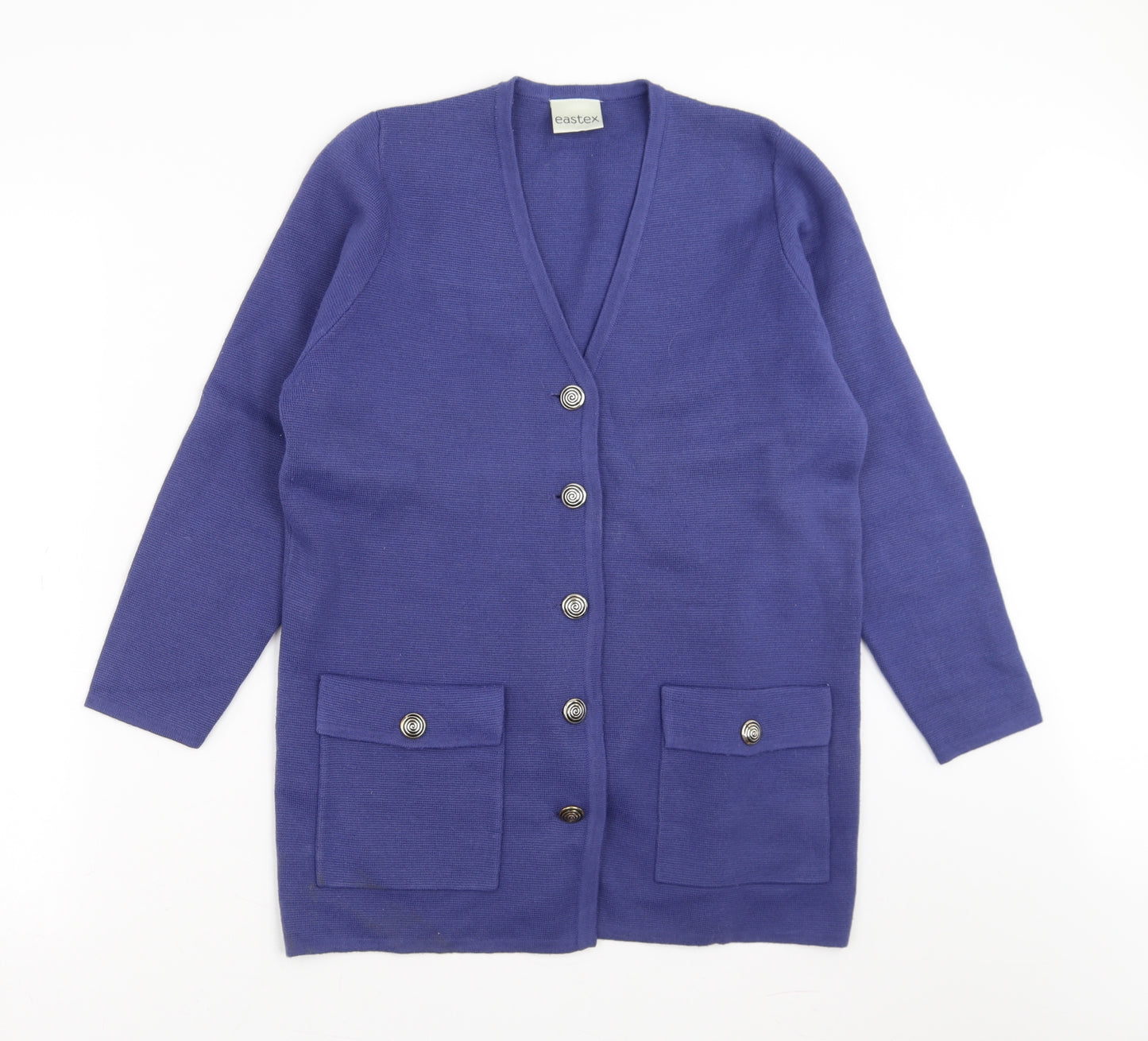Eastex Womens Blue   Cardigan Jumper Size S