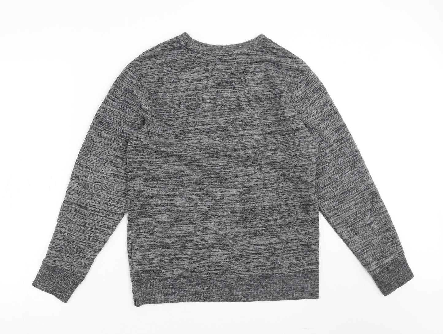H&M Boys Grey   Pullover Sweatshirt Size 12-13 Years
