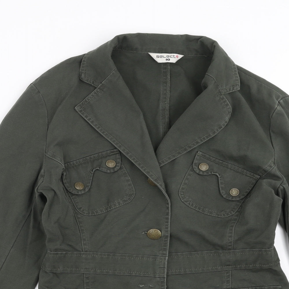 Select Womens Green   Jacket  Size 10
