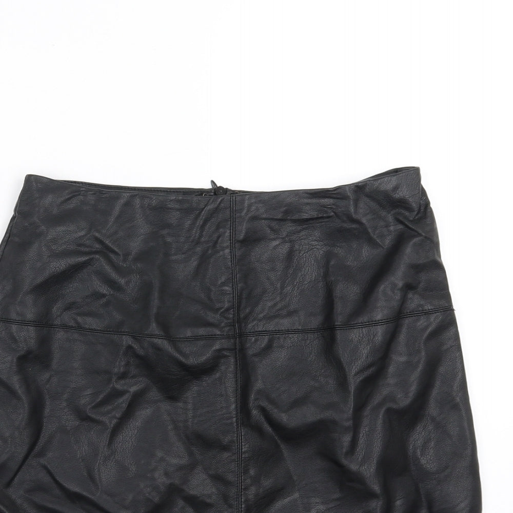 Missguided Womens Black   Mini Skirt Size 8