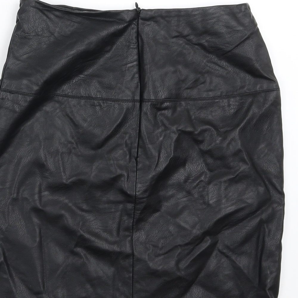 Missguided Womens Black   Mini Skirt Size 8