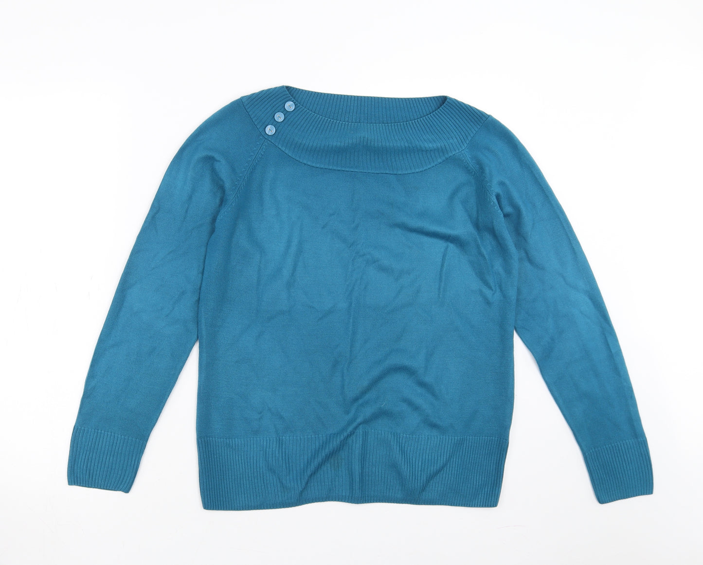 Marks and Spencer Womens Blue   Pullover Jumper Size 14