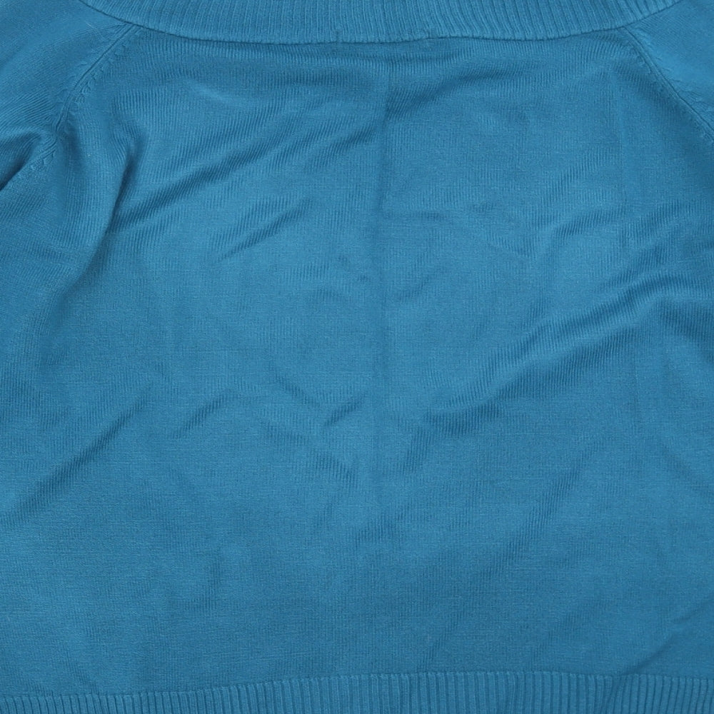 Marks and Spencer Womens Blue   Pullover Jumper Size 14