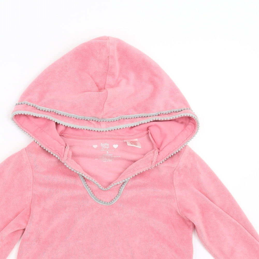 Gap Girls Pink   Pullover Hoodie Size 5 Years