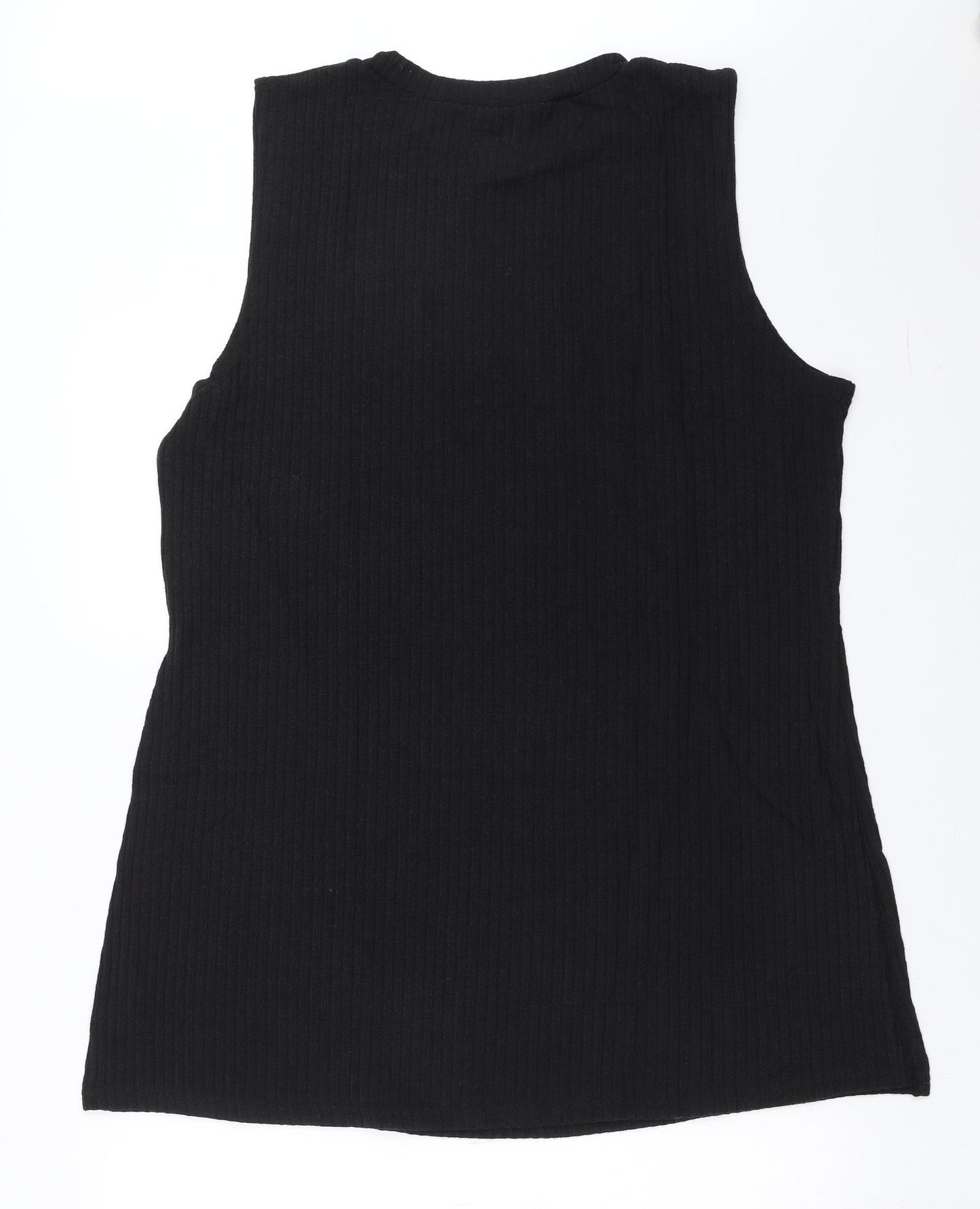 SheIn Womens Black Striped  Pullover Jumper Size 2XL