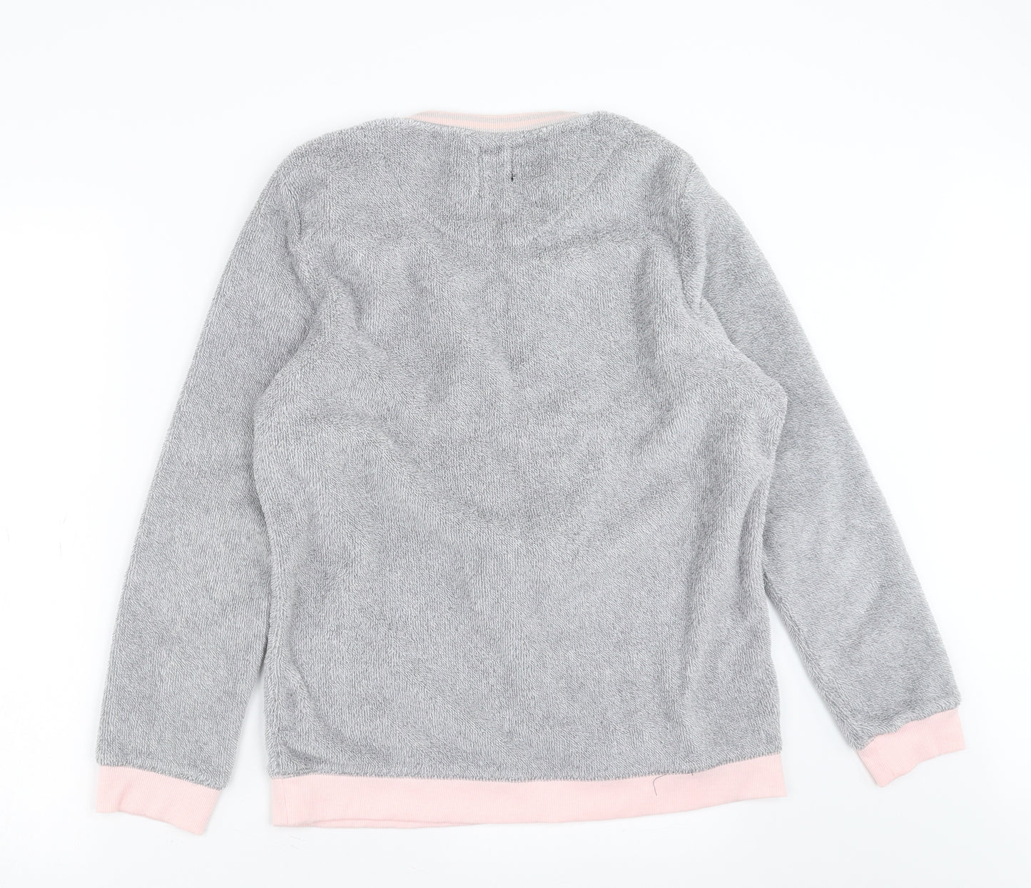 Disney Womens Grey  Fleece Pullover Jumper Size L  - rabbit
