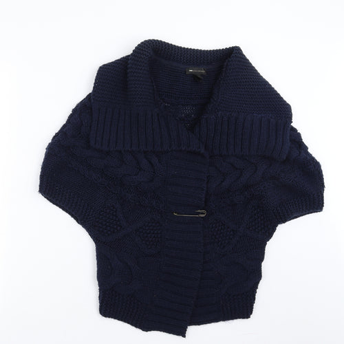 MNG collection Womens Blue  Knit Cardigan Jumper Size M