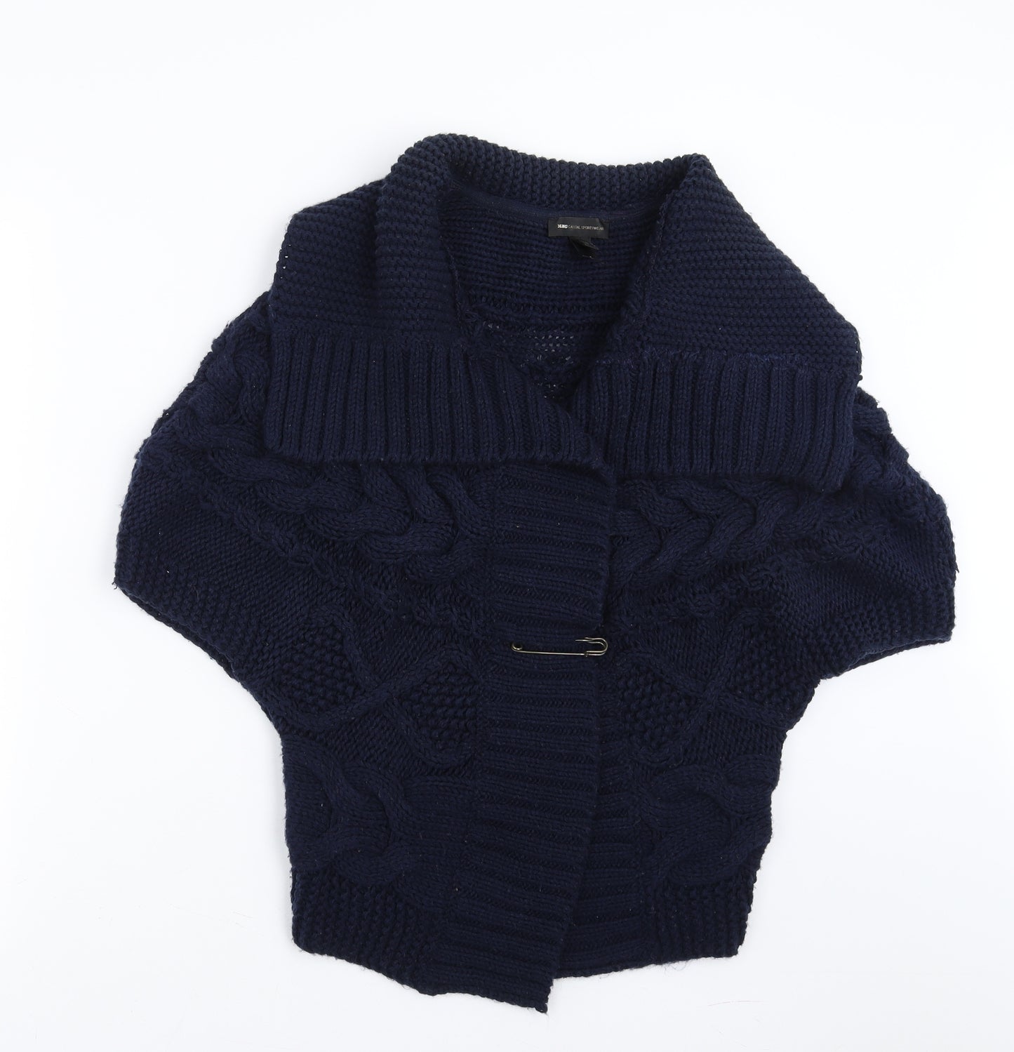 MNG collection Womens Blue  Knit Cardigan Jumper Size M