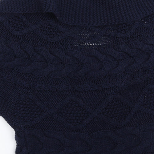 MNG collection Womens Blue  Knit Cardigan Jumper Size M