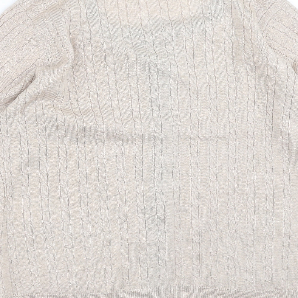 Eastex Womens Beige   Cardigan Jumper Size 10