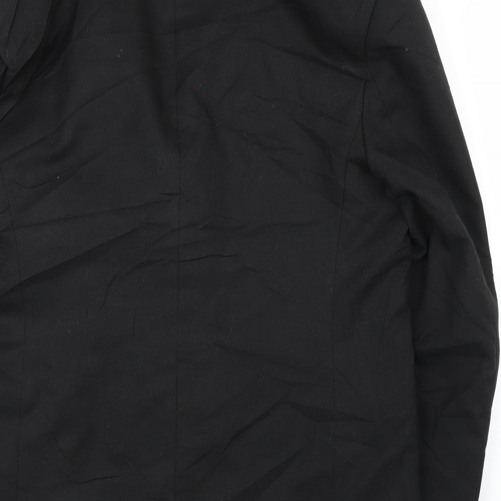 Lounge Lizard Mens Black   Jacket Suit Jacket Size 40