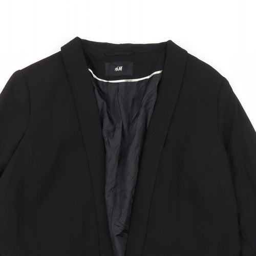 H&M Womens Black   Cardigan Jumper Size M