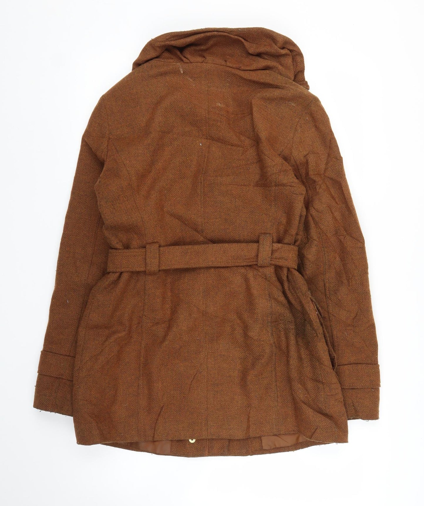 Espirit Womens Brown   Overcoat Coat Size 12