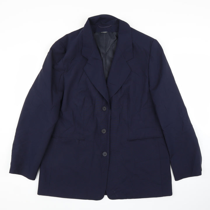 Preworn Mens Blue   Jacket Suit Jacket Size 40