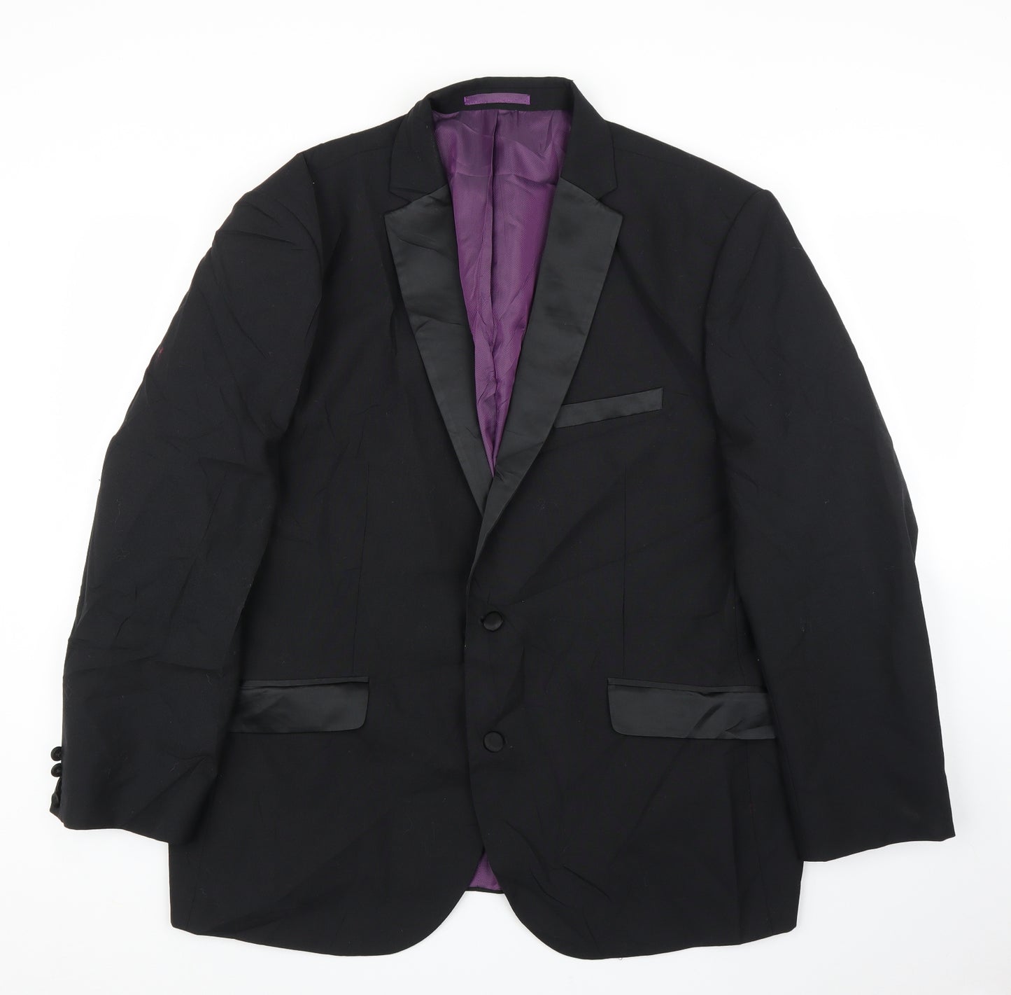 Charlton Gray  Womens Black   Jacket Suit Jacket Size 46