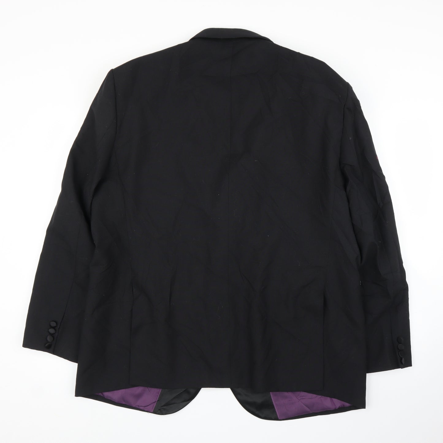 Charlton Gray  Womens Black   Jacket Suit Jacket Size 46