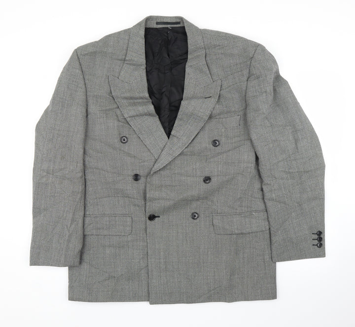Charlie O'Brian Mens Grey   Jacket Suit Jacket Size 42