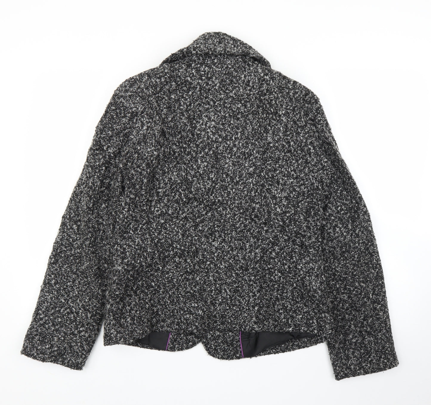 M&S Womens Grey   Jacket Coatigan Size 14