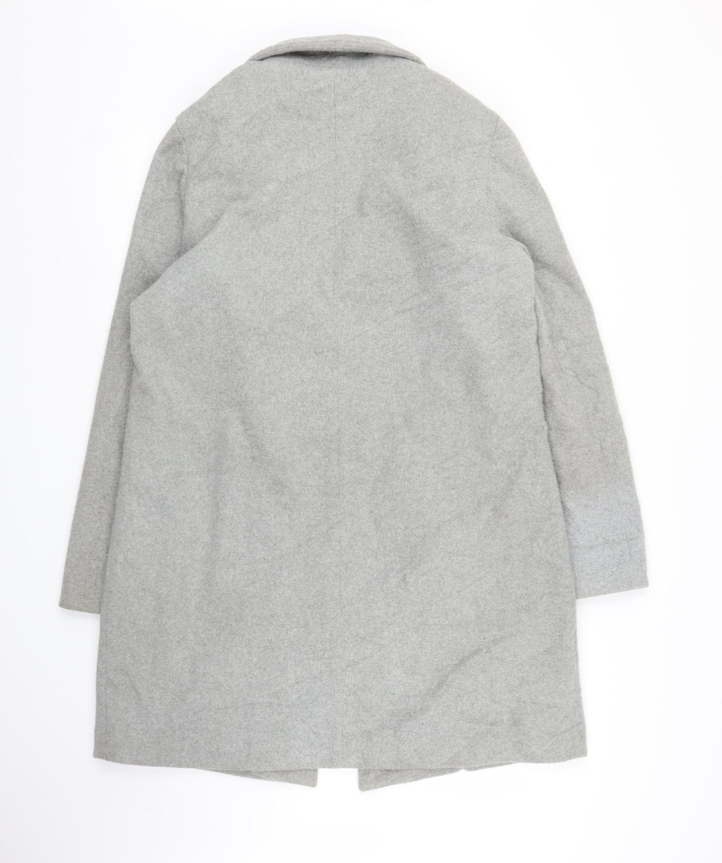 New Look Womens Grey   Overcoat Coat Size 14