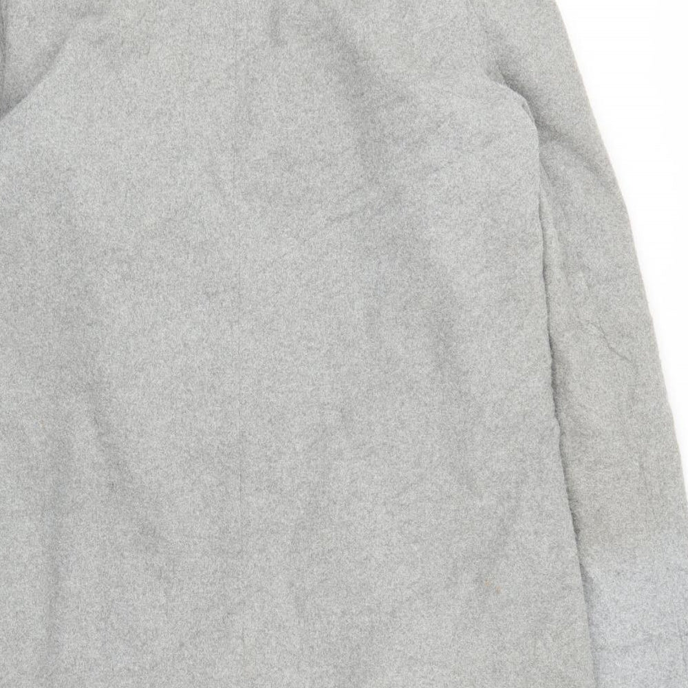 New Look Womens Grey   Overcoat Coat Size 14