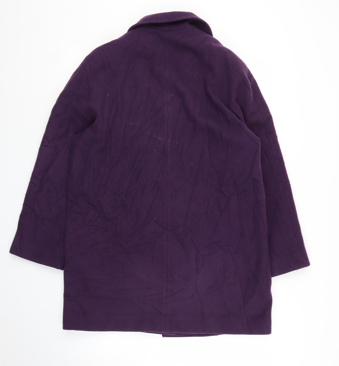 Eastex Womens Purple   Overcoat Coat Size 12