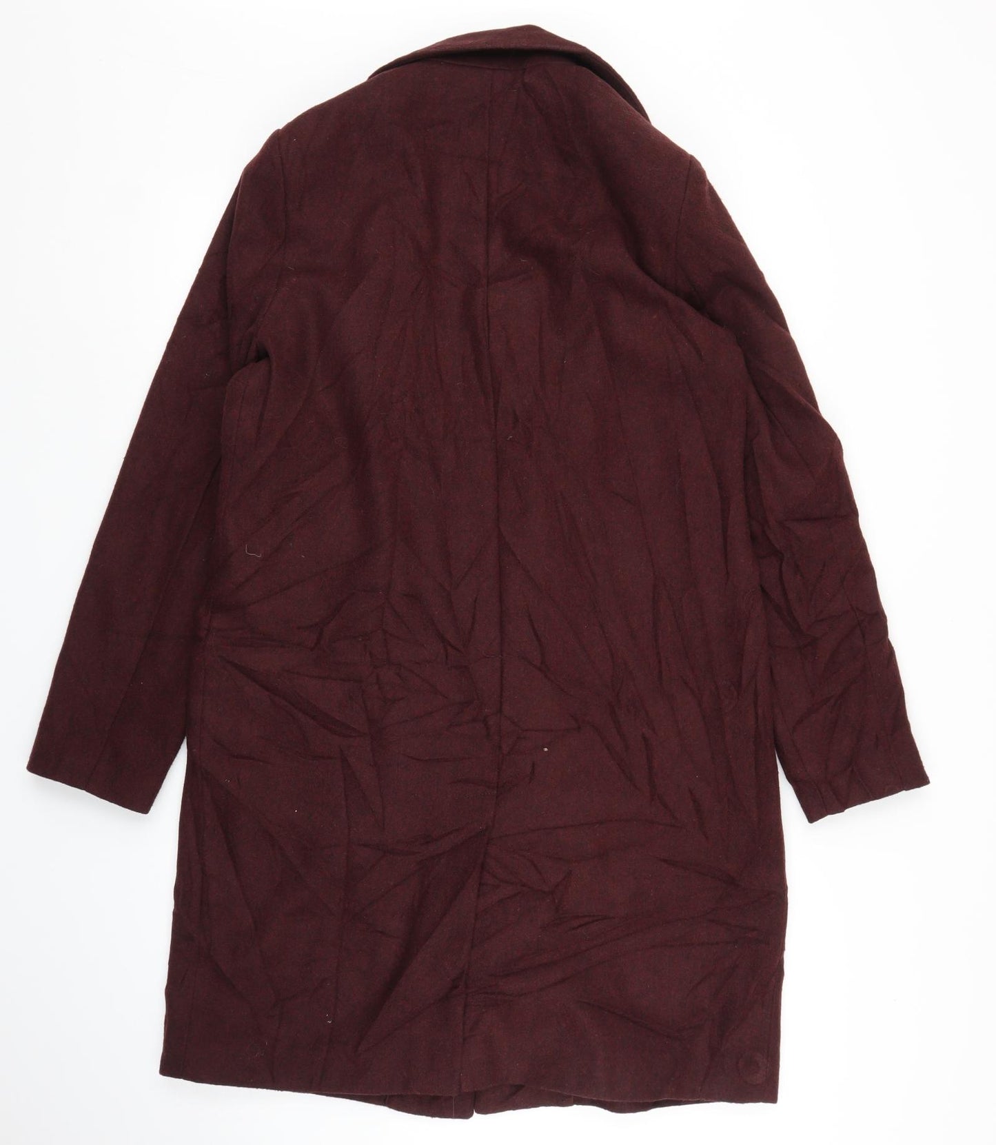 New Look Womens Purple   Overcoat Coat Size 12