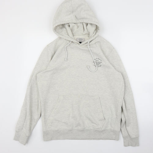 Jack Jones Mens Beige   Pullover Hoodie Size L