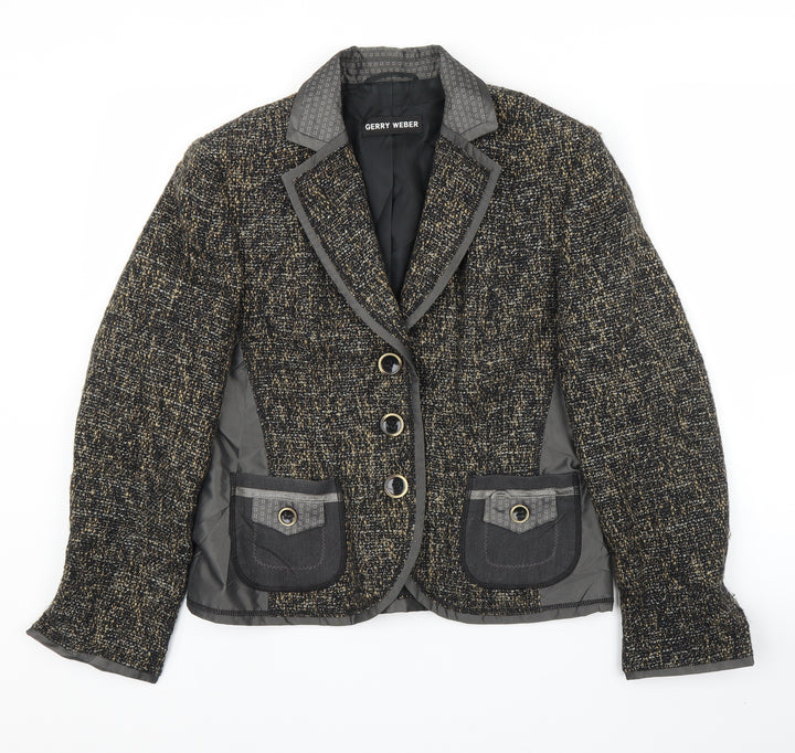 Gerry Weber Womens Brown Cardigan Jumper Size 12 - Jacket