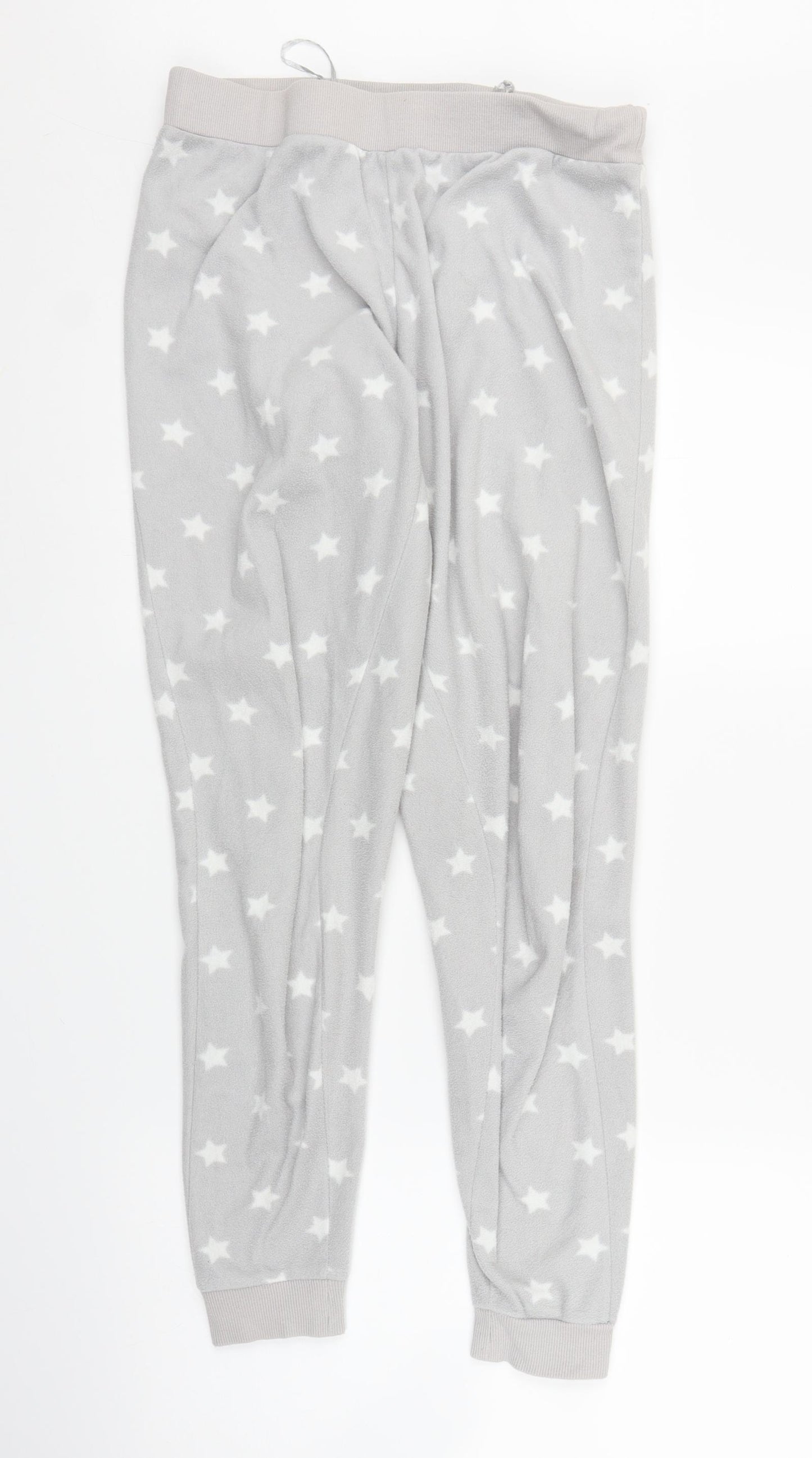 Debenhams Womens Grey Solid  Chemise Pyjama Pants Size 8  - Stars