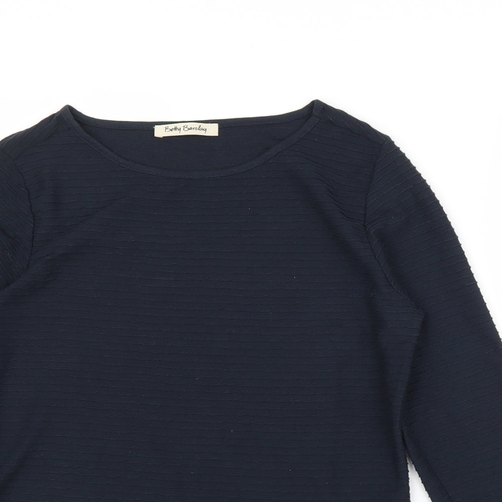 Betty Barclay Womens Blue   Basic T-Shirt Size 12