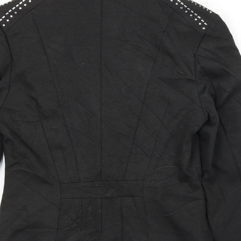 H&M Womens Black   Cardigan Jumper Size 10