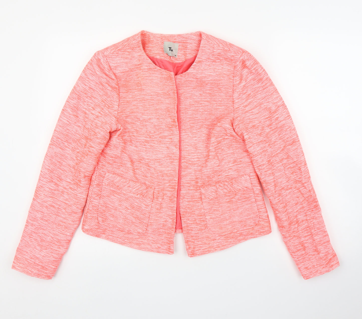 TU Womens Orange   Cardigan Jumper Size 10
