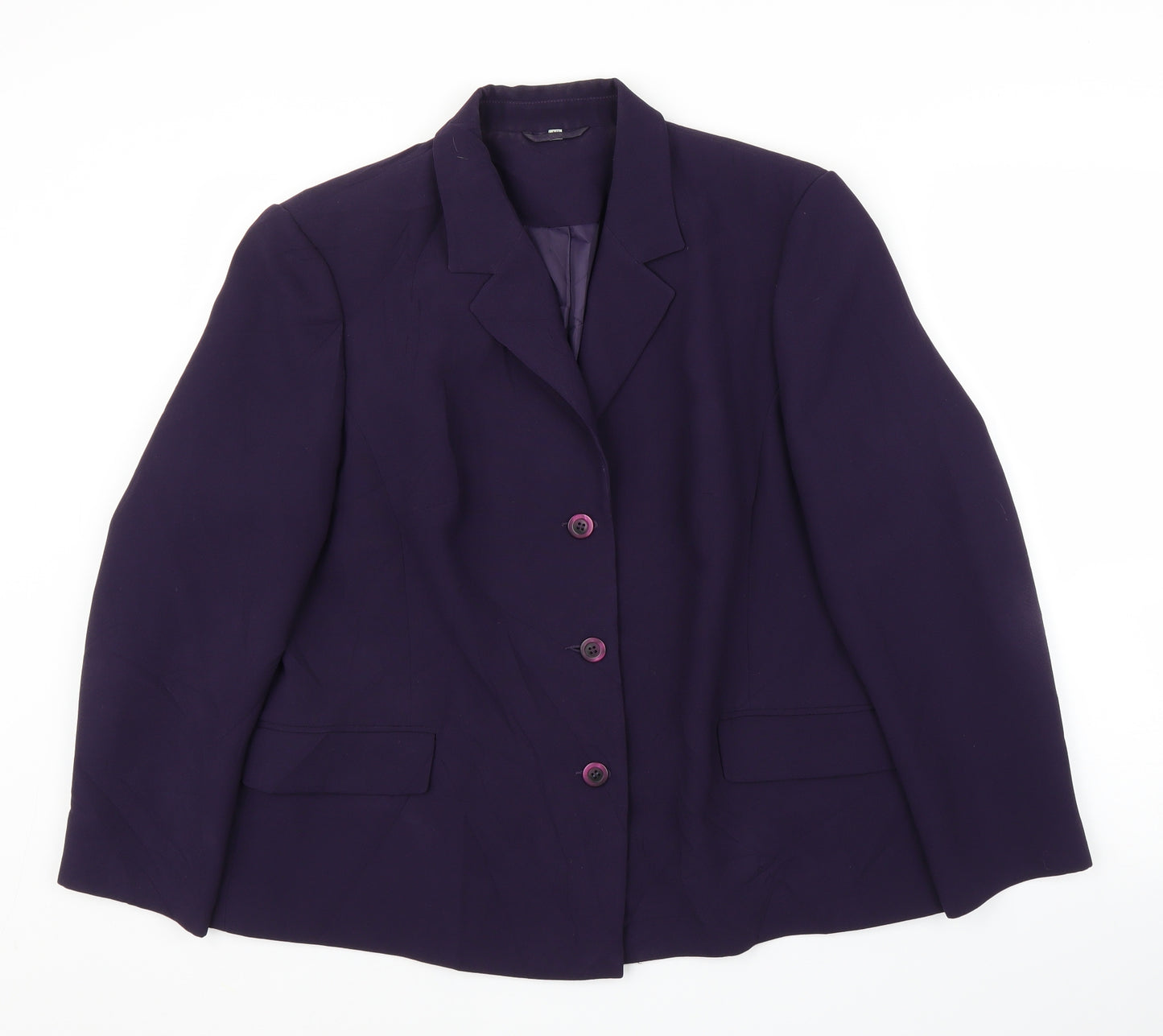 Debenhams Womens Purple   Jacket Blazer Size 18