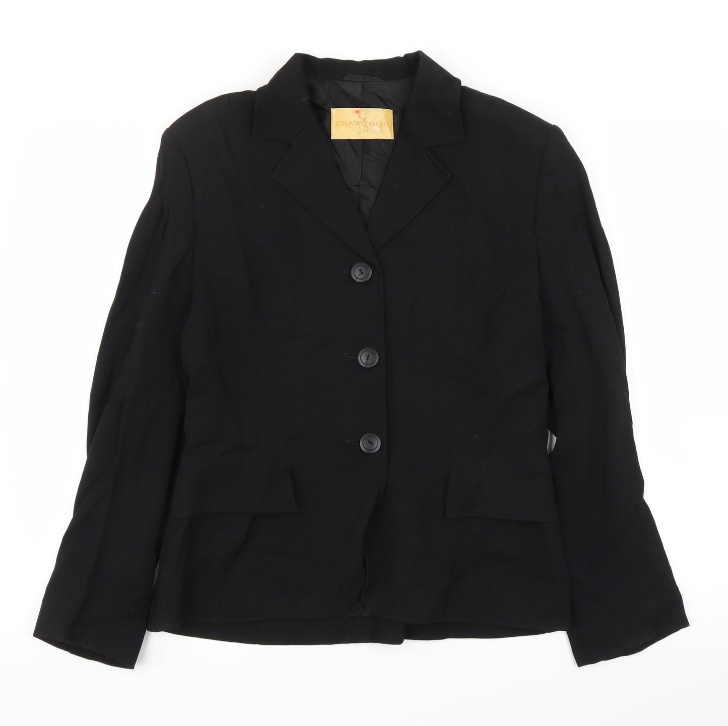 Country Casuals Womens Black   Cardigan Jumper Size 10