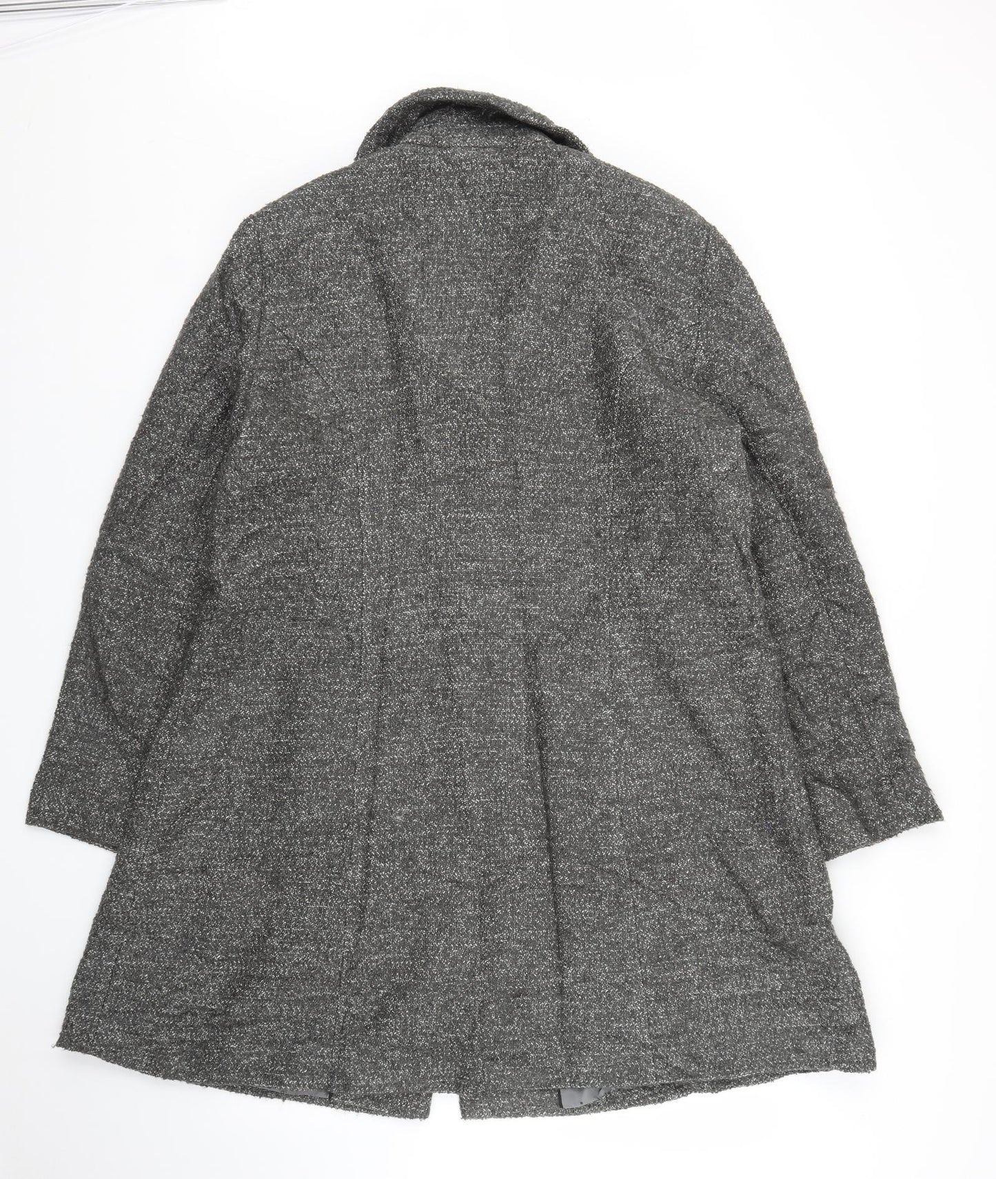Laura Ashley Womens Grey   Overcoat Coat Size 18