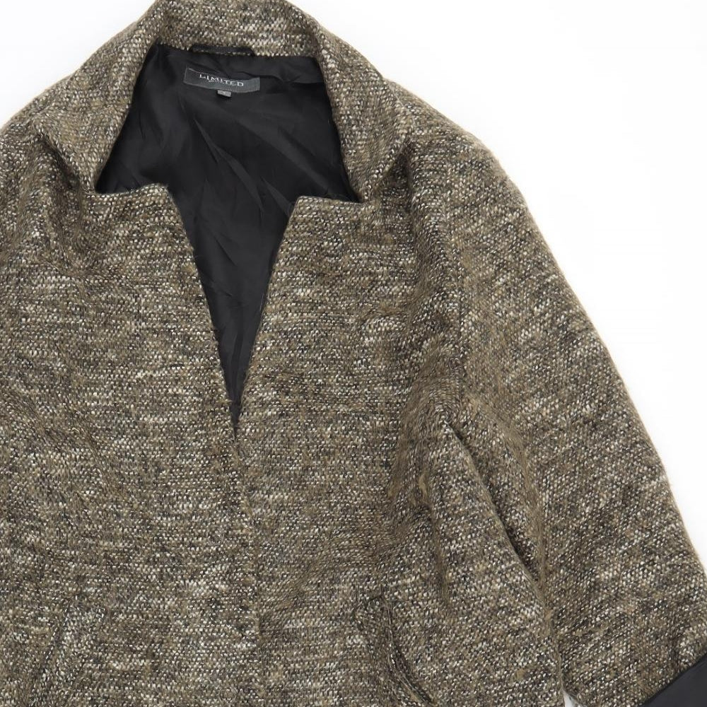 Limited Collection Womens Brown   Overcoat Coat Size 6
