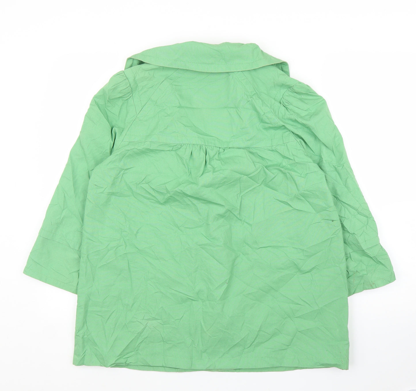 F&F Womens Green   Pea Coat Jacket Size 12
