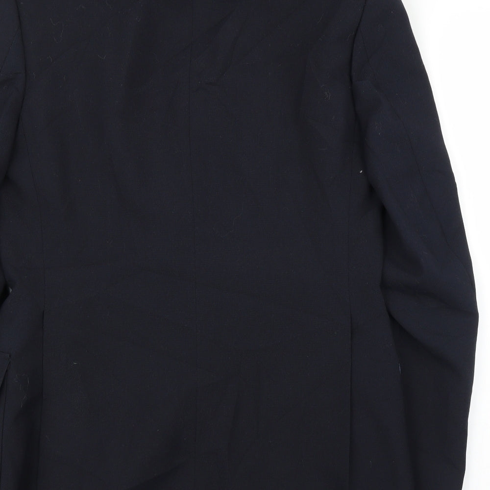 Kingdum Meakers Mens Blue   Jacket Suit Jacket Size 34