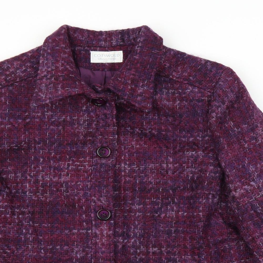 Cotswold Collection Womens Purple   Overcoat Coat Size 12